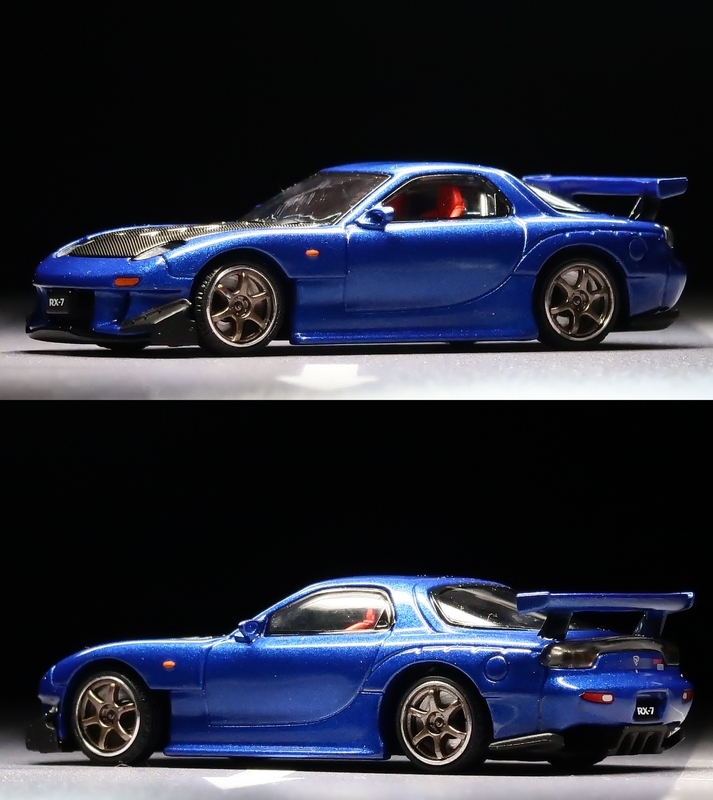 モデルインプレッション】 POP RACE 1/64 - MAZDA RX-7 FD3S RE