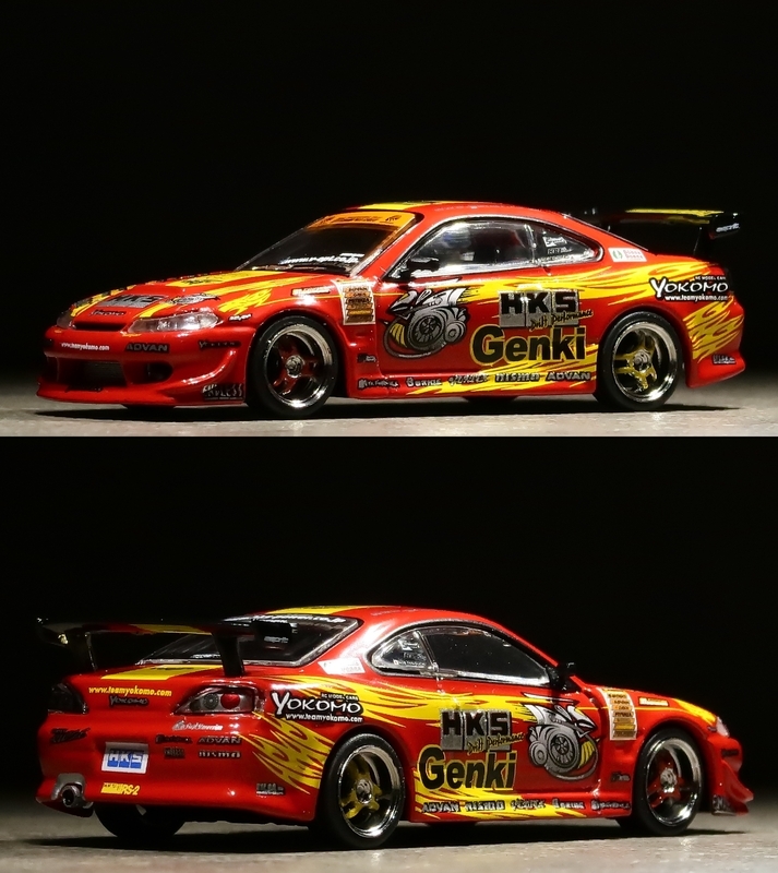 モデルインプレッション】 Tarmac Works 1/64 - HKS Hyper Silvia RS-2