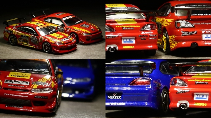 モデルインプレッション】 Tarmac Works 1/64 - HKS Hyper Silvia RS-2
