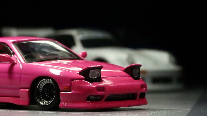 モデルレビュー】 BM Creations 1/64 - Nissan 180SX (Pink Metallic