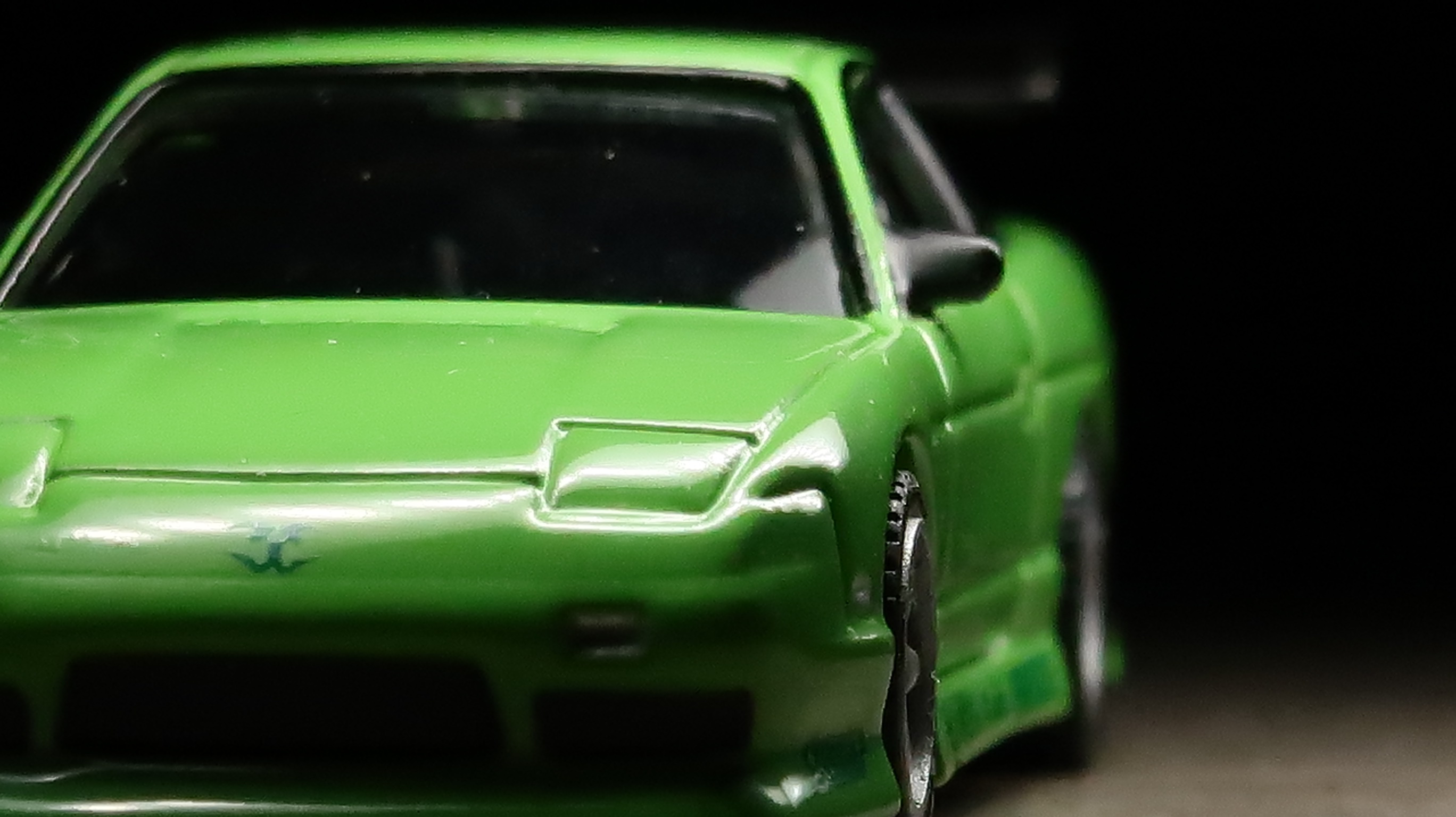モデルインプレッション】Aoshima 1/64 - Uras RPS13 180SX (Green