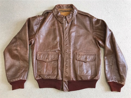 当時の官給品です！【アメリカの軍服 】陸軍航空隊 A-2レザーフライト