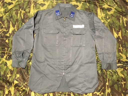 ふた昔前の装備です！【自衛隊装備品】航空自衛隊作業服（セージ