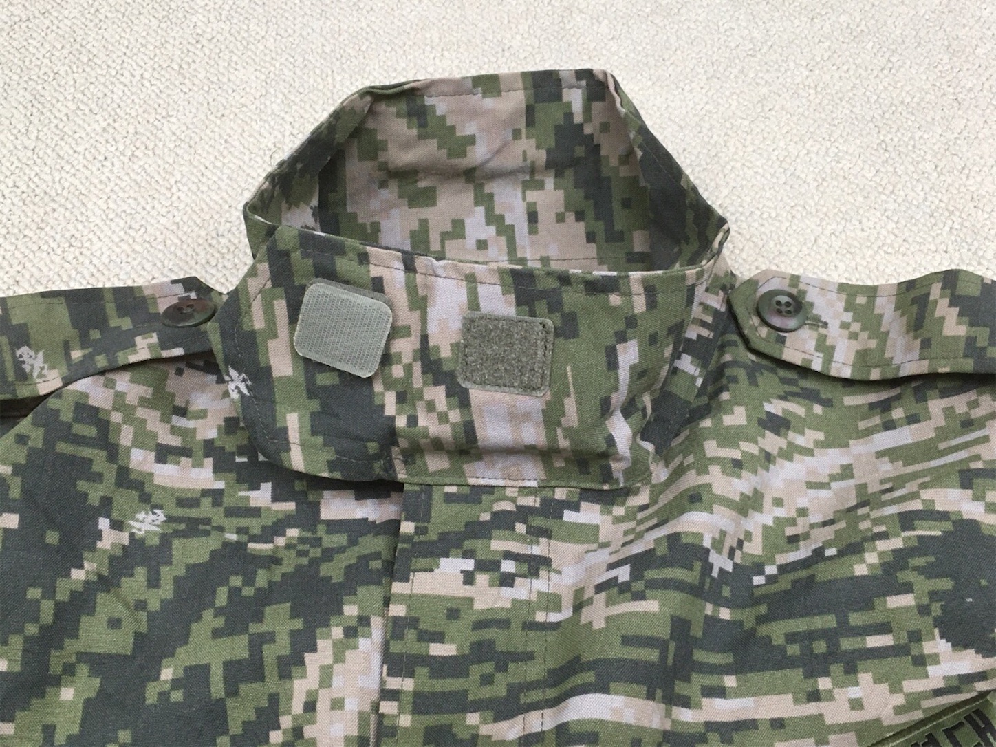 流れを感じる迷彩！【韓国の軍服】海兵隊迷彩フィールドジャケット