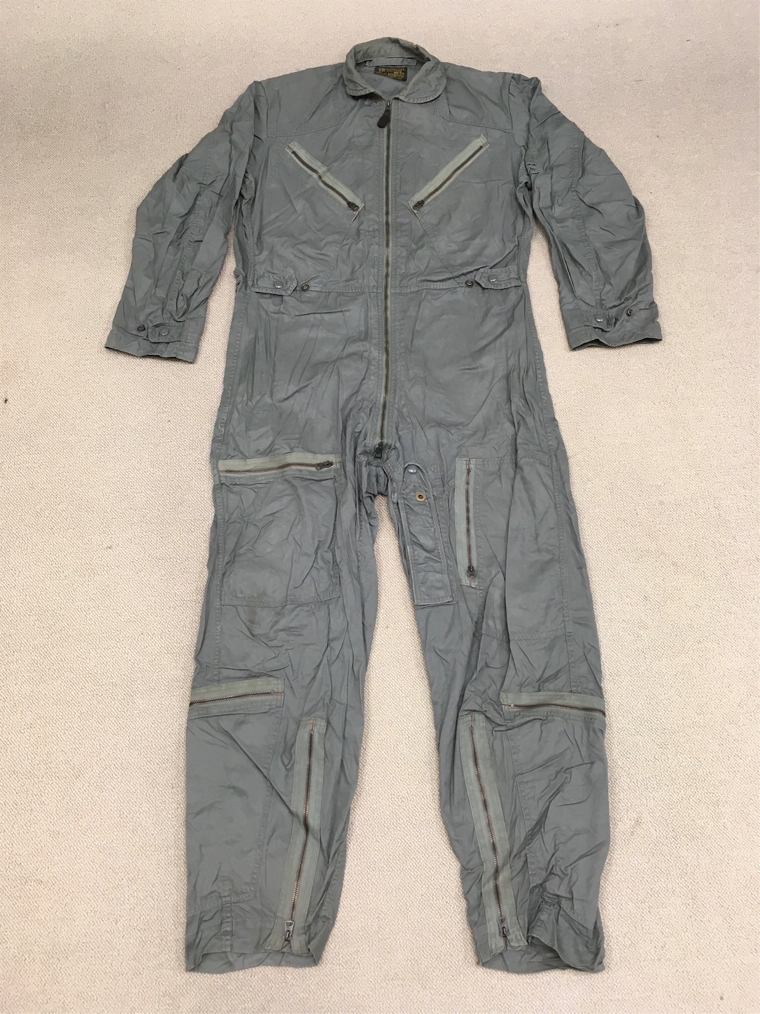 コットン製です！【アメリカの軍服】空軍パイロットスーツK–2B（6265C
