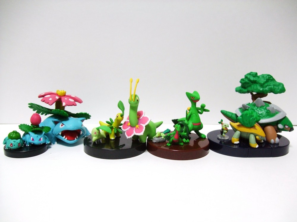 立体ポケモン図鑑第1集 キモリ・ジュプトル・ジュカイン(2003年8月発売