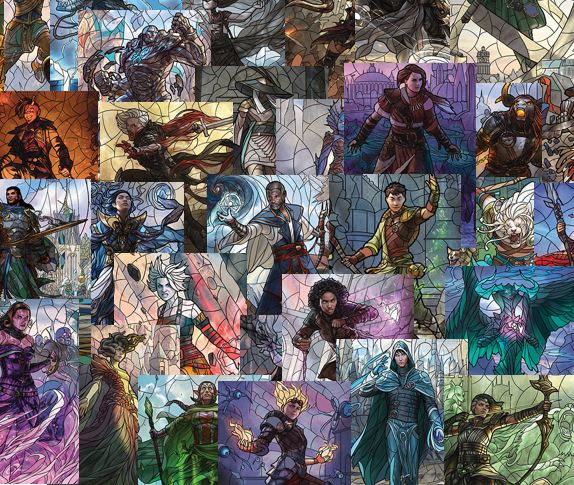 灯争大戦】PWステンドグラスアートを実際のカードと並べました!!圧巻