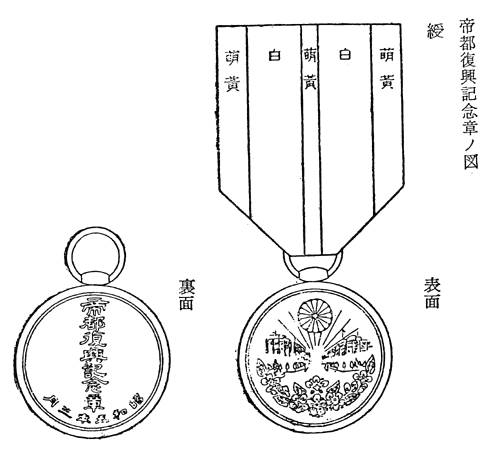 日本 帝都復興記念章（昭和5年） - 徽章はバッジにしてピン