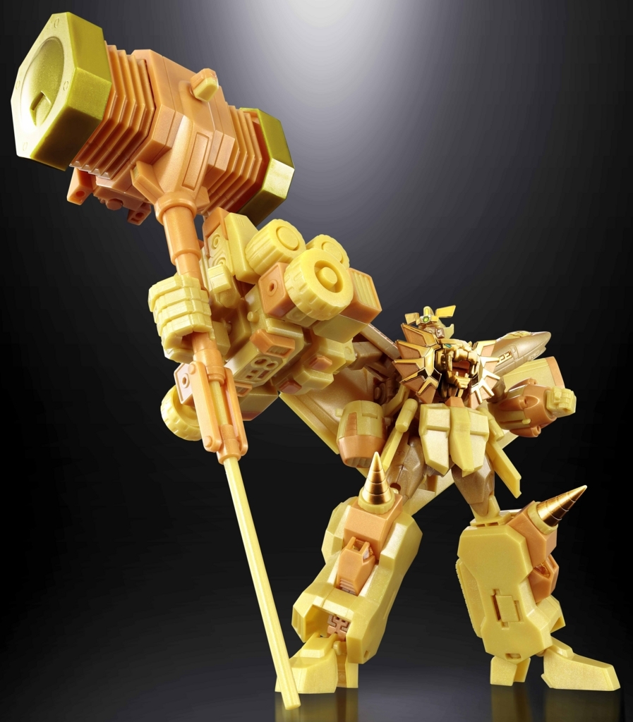 プレミアムバンダイ限定スーパーミニプラ『金色の勇者王』予約開始