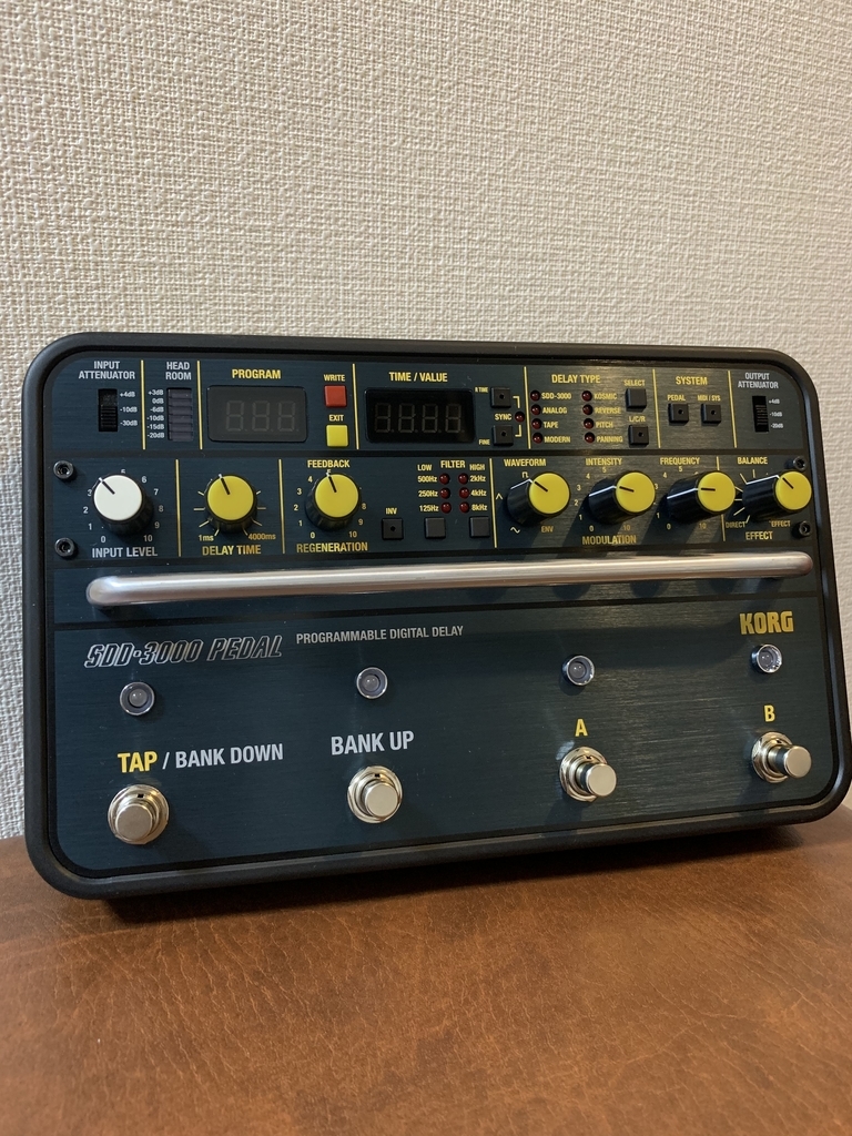 KORG SDD-3000 Pedal】ディレイ、ブースターとしても魅力的！再生産