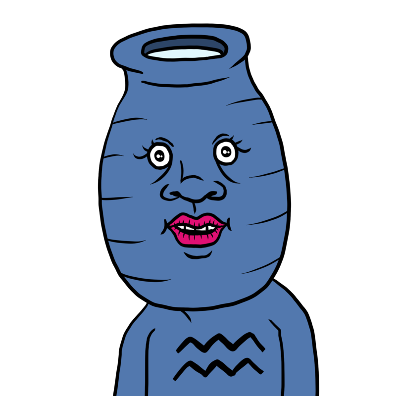 かわいい水瓶座 のイラスト - ホビヲノエ