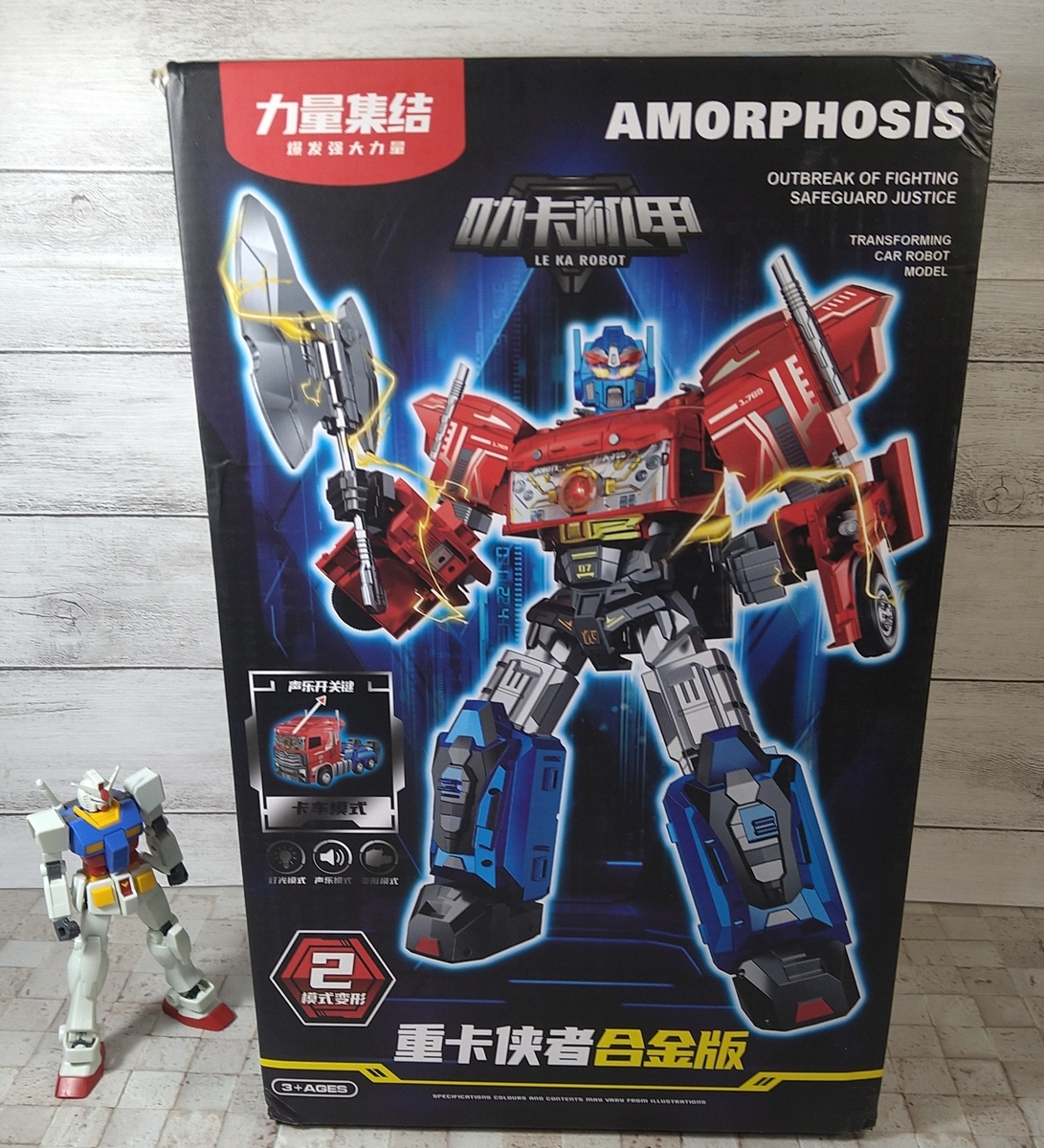 全高50cm以上！しゃべる！光る！バカみたいにでかすぎる！コンボイに似