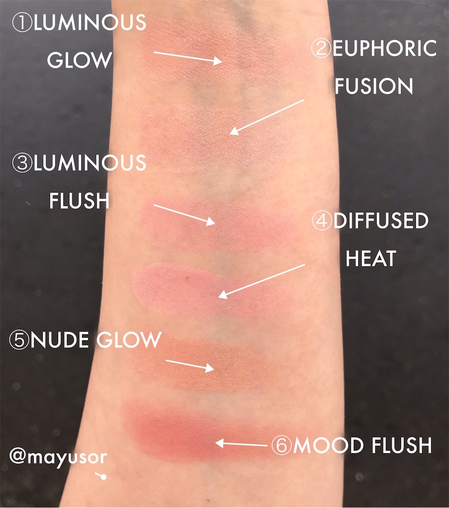 Hourglassのチーク比較してみた。 - mayusor