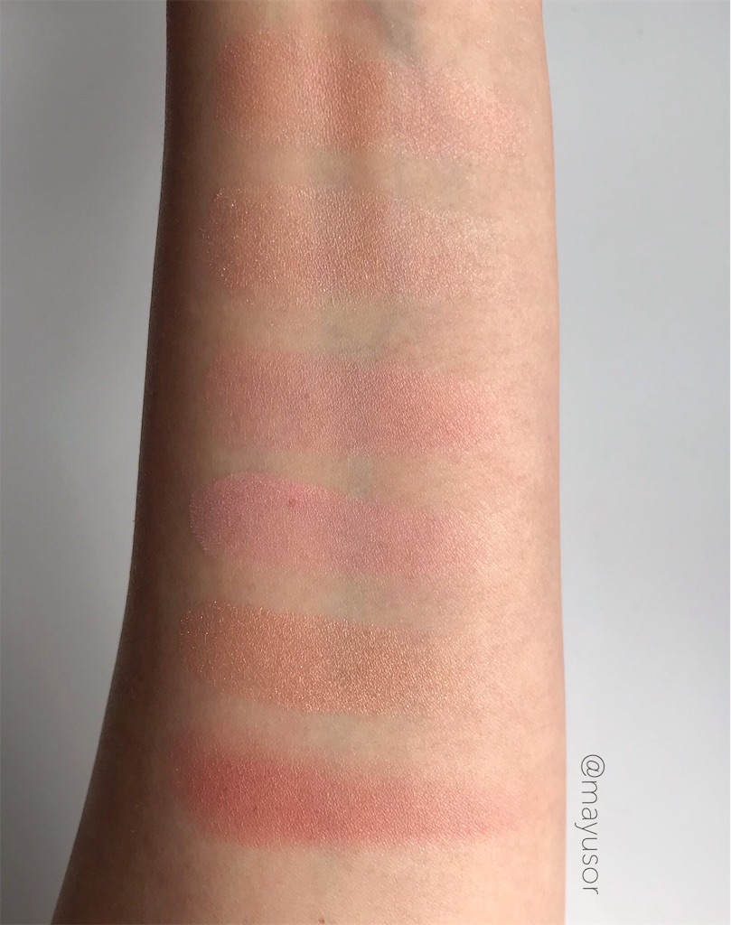 Hourglassのチーク比較してみた。 - mayusor