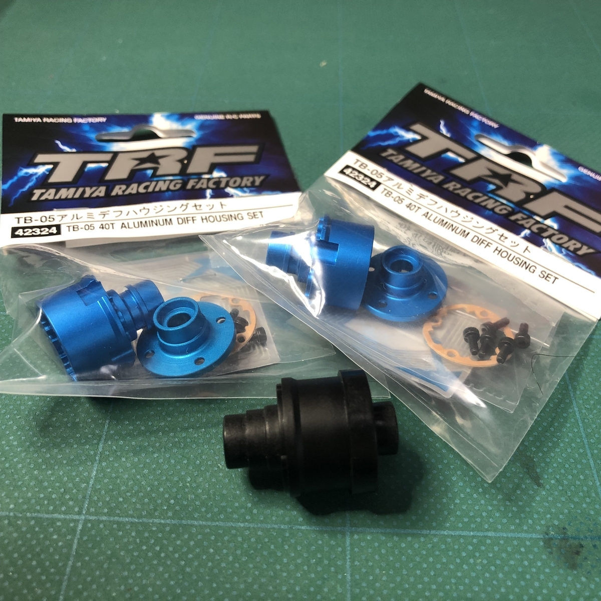 タミヤTB05-TB05R仕上げ 希少アルミロアバルク前後装着、アルミデフ