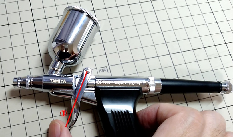 エアブラシ追加！ タミヤ スプレーワーク HG エアーブラシワイド