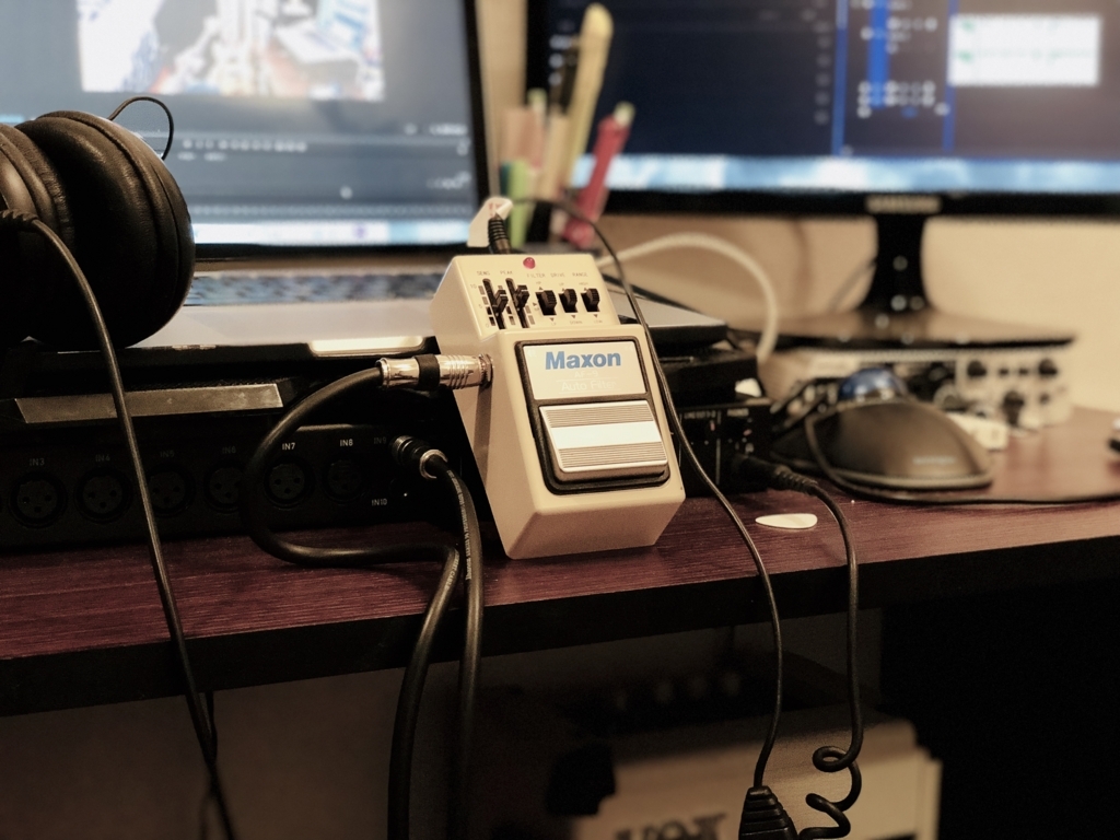 ギターだけどMaxon Auto Filter Af-9でクラビなwahを目指したい - ス