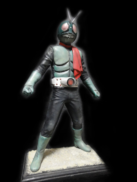 仮面ライダー旧1号 簡単仕上げ - 趣味の模型製作 さとさん工房