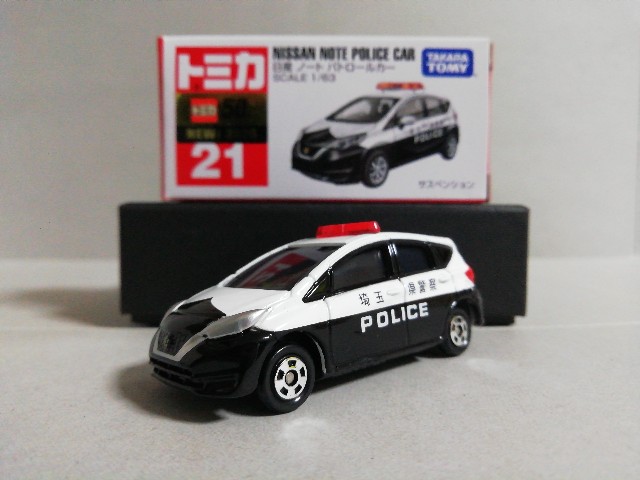 トミカ】No.21 日産 ノート パトロールカー【E12後期型】〔記事No.140