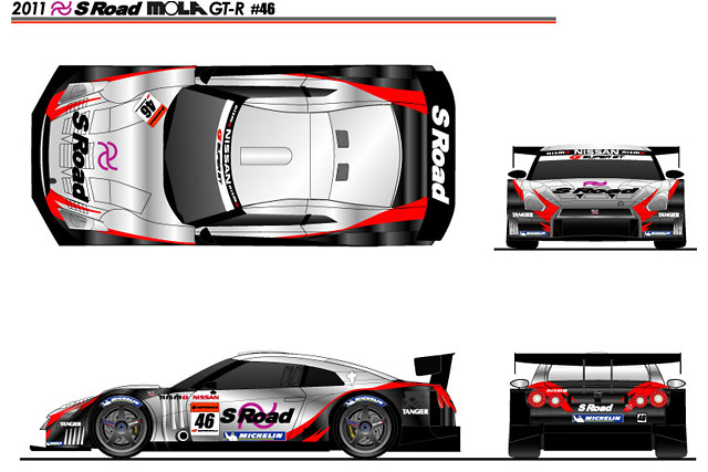 S Road MOLA GT-Rがカラーリング公開 | autosport web