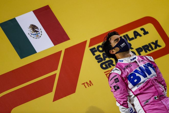 デビュー10年目のペレスが初優勝「表彰台でメキシコ国旗を眺めたことを