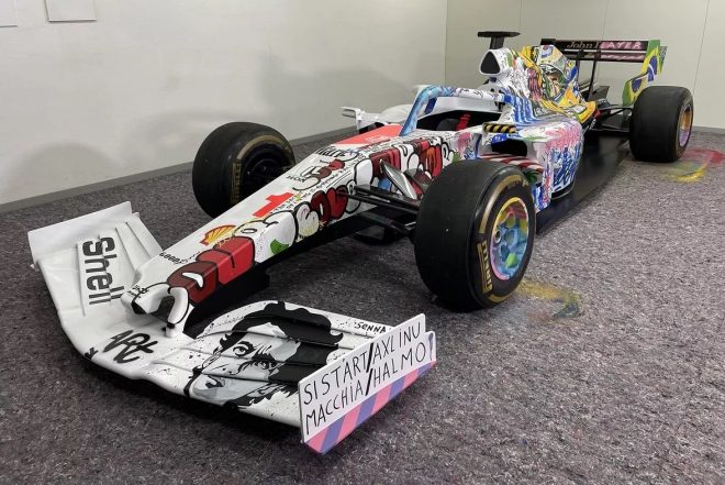 F1エミリア・ロマーニャGP開催に合わせて『Senna Now』アートカーを