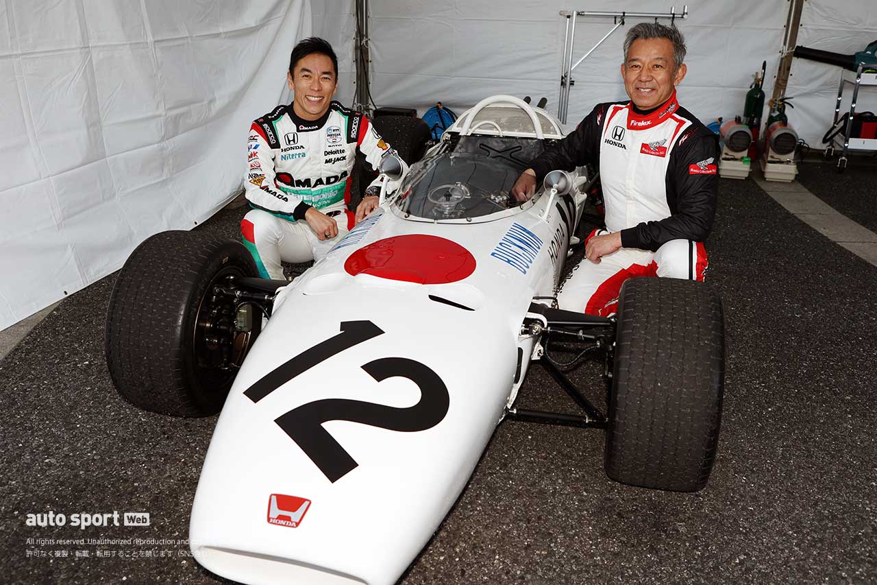 佐藤琢磨「明日はもっと回します！」東京オートサロン2025でのホンダF1