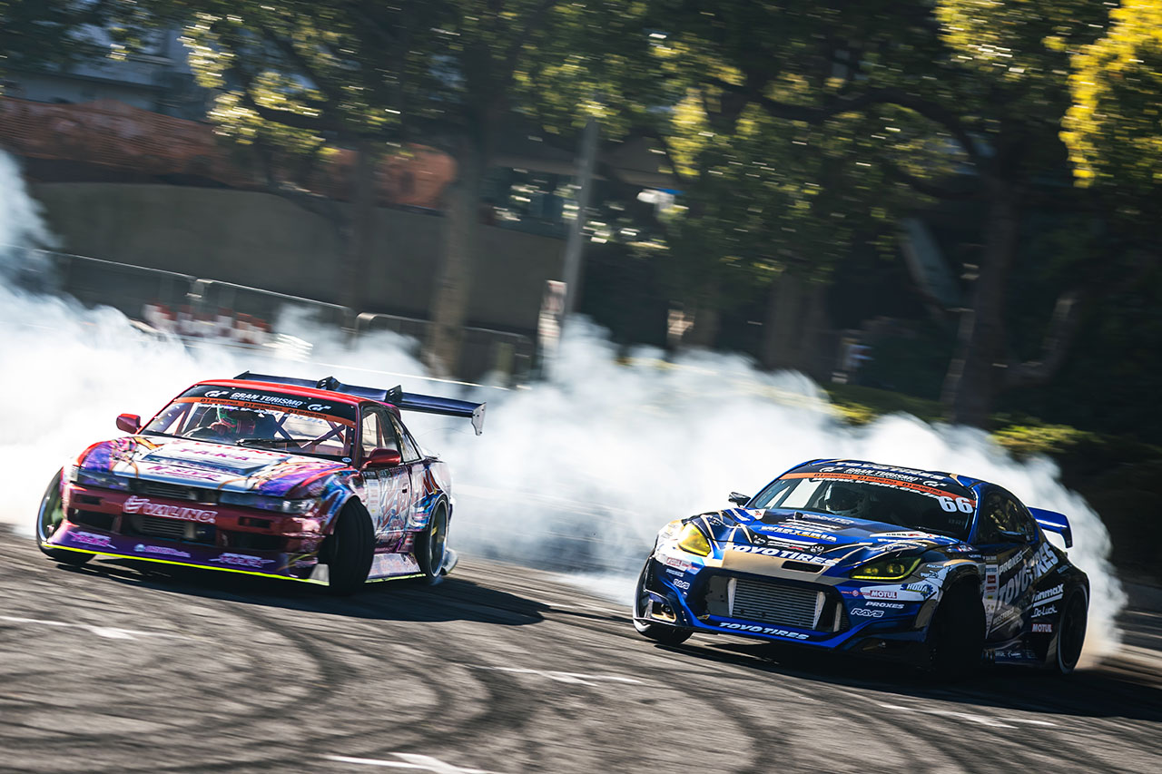 D1GPが東京オートサロン2026で駆け巡る。屋外デモランには俳優のサン