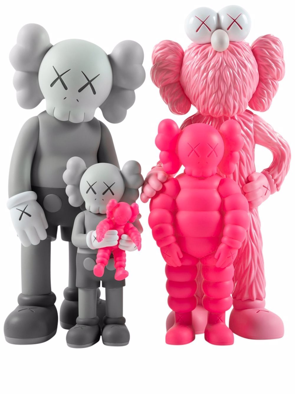 KAWS KAWS Family フィギュア セット | グレー | FARFETCH JP