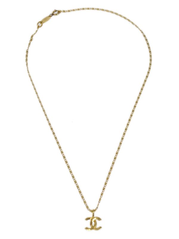 CHANEL Pre-Owned 1982 ココマーク ネックレス | ゴールドトーン