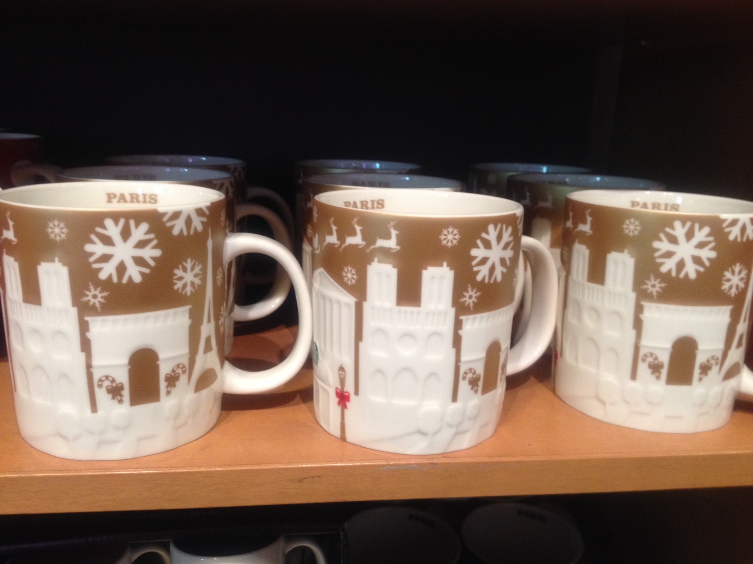 クリスマス限定！STARBUCKS☆スターバックス PARIS マグカップ