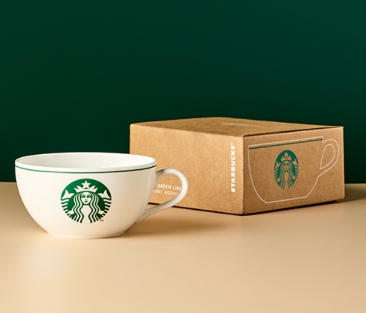 韓国スタバ☆Green Line Yogurt Bowl 400ml ヨーグルトボウル