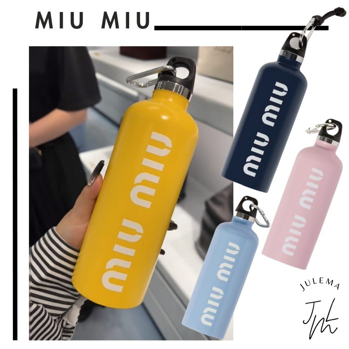 ミュウミュウ【Miu Miu】ステンレス製ウォーターボトル (MiuMiu