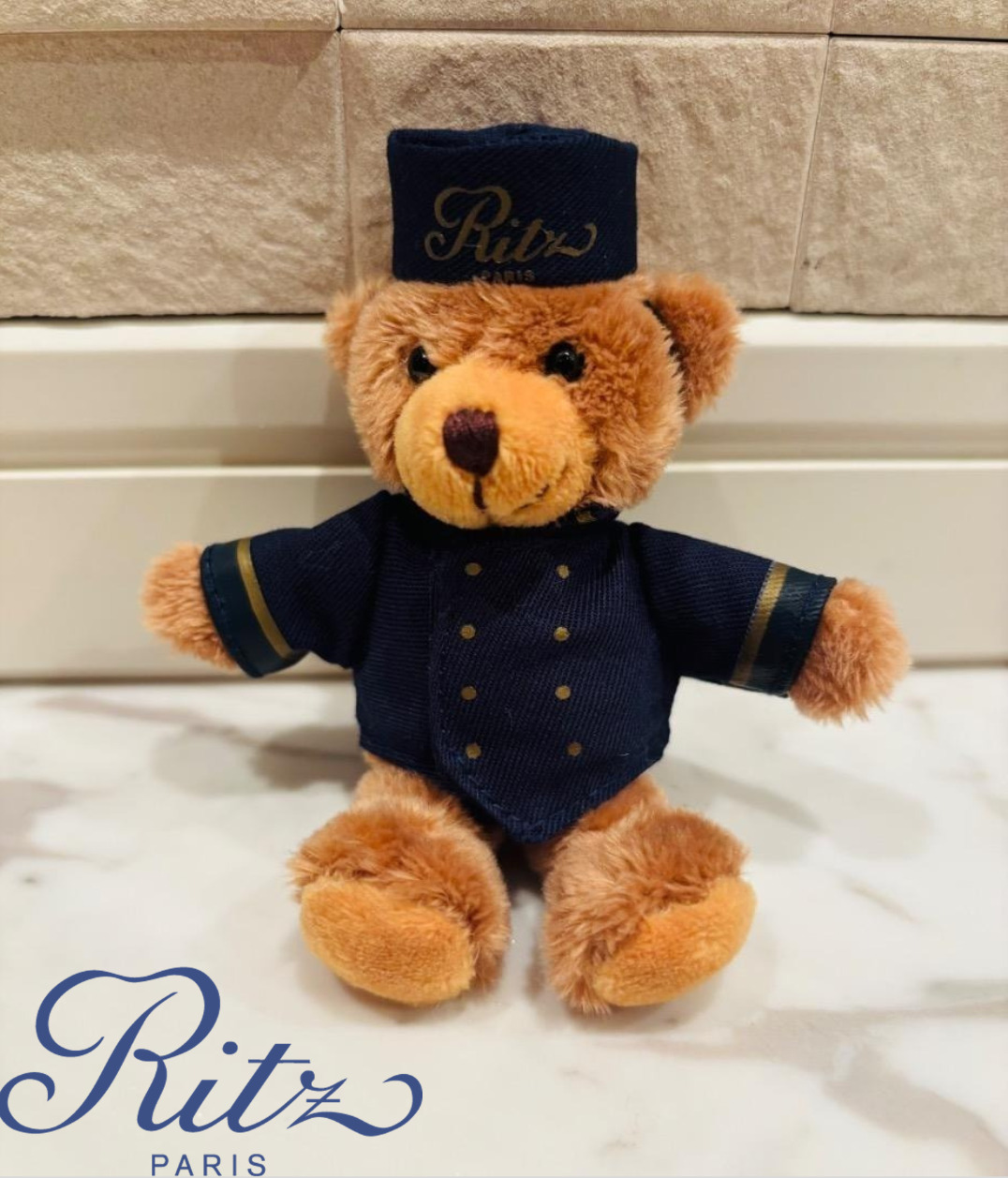関税込【Ritz Paris】Teddy bear bellboy key ring リッツパリ (Ritz