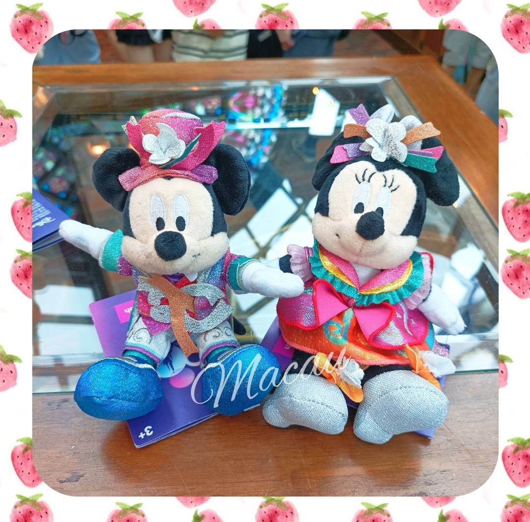 香港ディズニー限定☆パーク20周年肩乗りぬいぐるみ (Disney