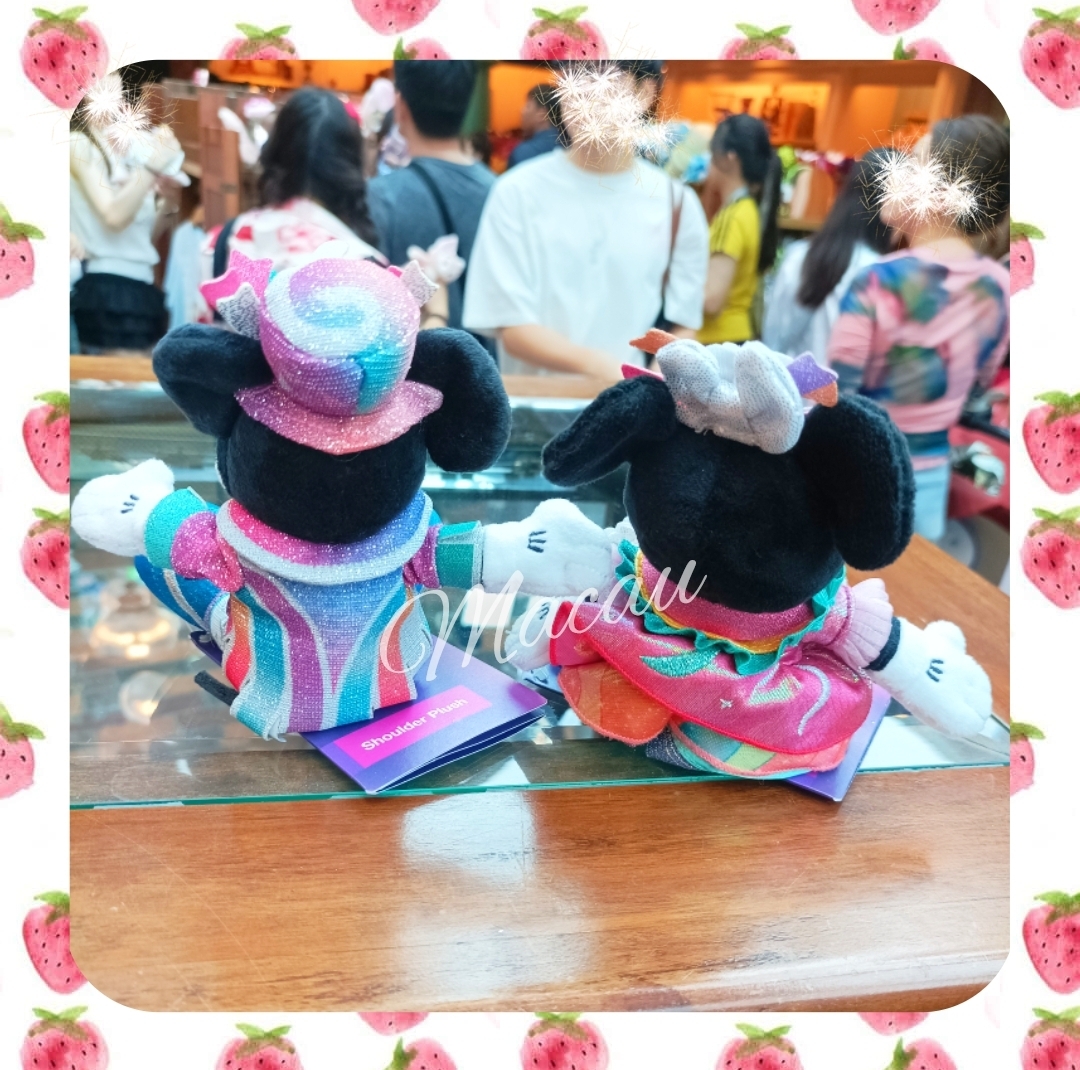 香港ディズニー限定☆パーク20周年肩乗りぬいぐるみ (Disney
