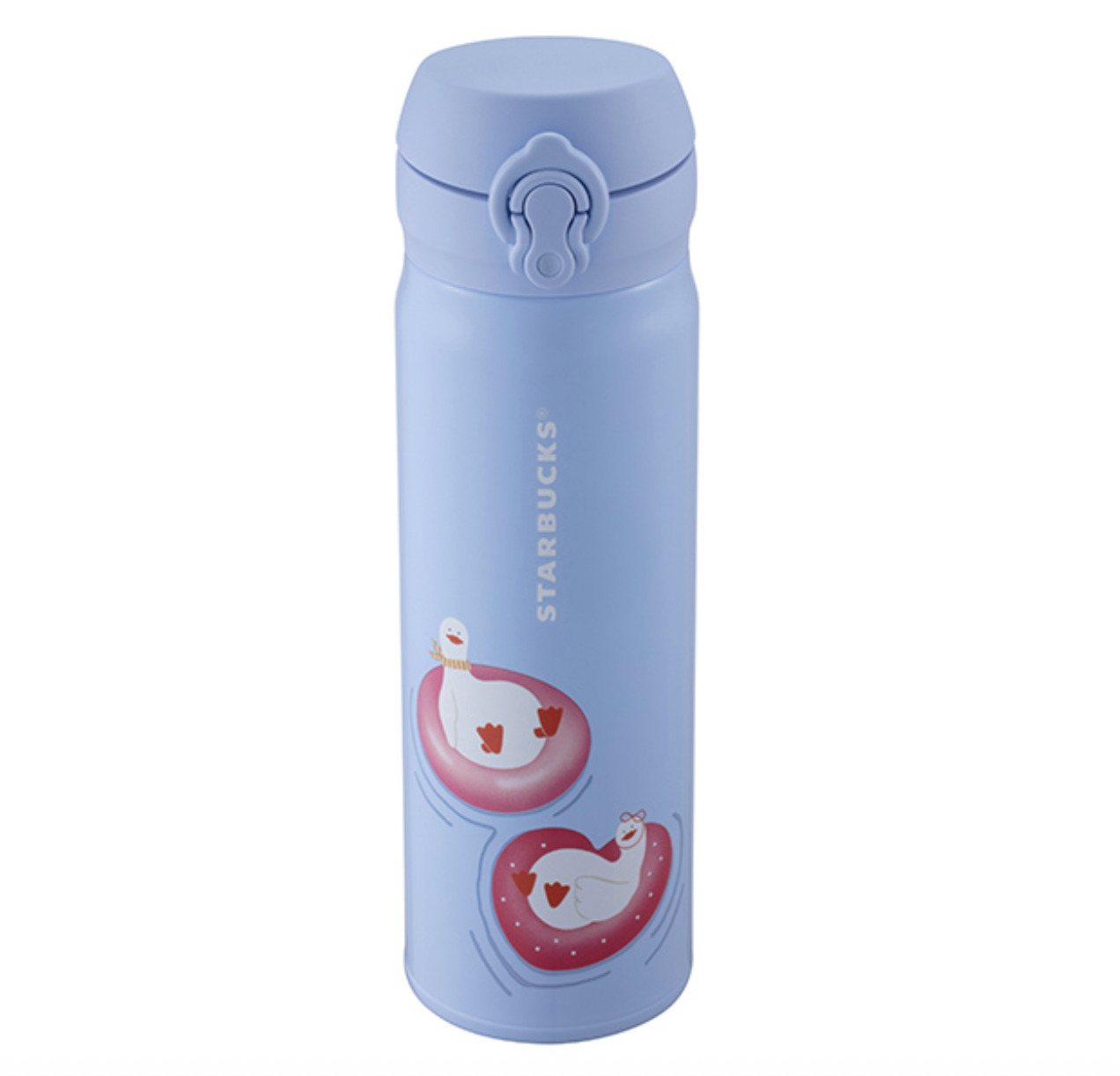 台湾スタバ ハートダック ステンレスボトル 500ml バレンタイン