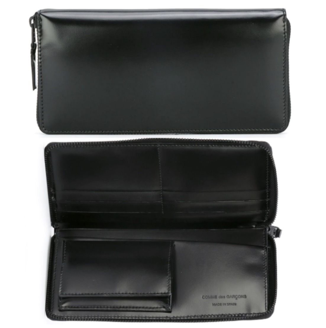 関税込】人気◇COMME des GARCONS◇Very Black Line 長財布 (COMME des