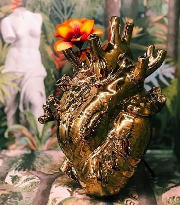 seletti 心臓 花瓶 ベース 内蔵 フラワー セレッティ 陶器 (SELETTI