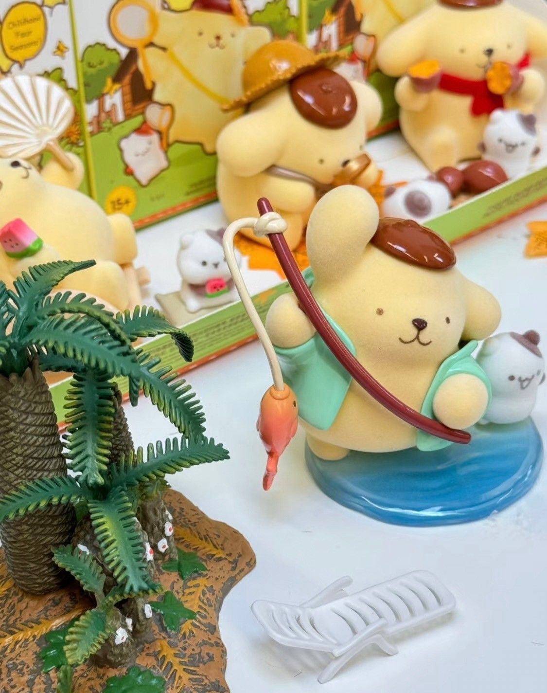 MINISO海外サンリオ ポムポムプリンの四季 フィギュア6個入り (Sanrio