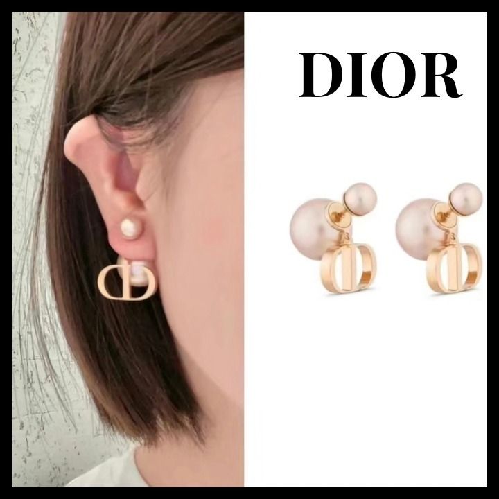 ピンクが可愛い♡】Dior Tribales ピアス (Dior/ピアス