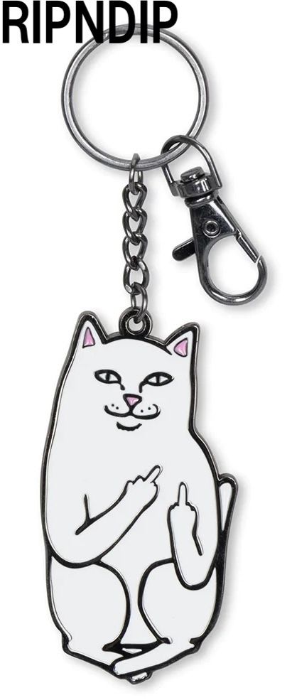 Ripndip Lord Nermal Keychain キーホルダー (RIPNDIP/キーケース