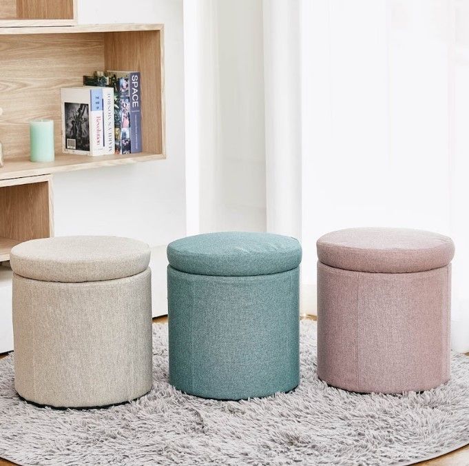 新品 オットマン イス チェア スツール オルテガ柄 チマヨ インテリア