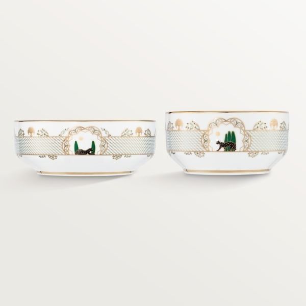 Cartier】パンテール ドゥ カルティエ ボウル2個セット (Cartier/食器