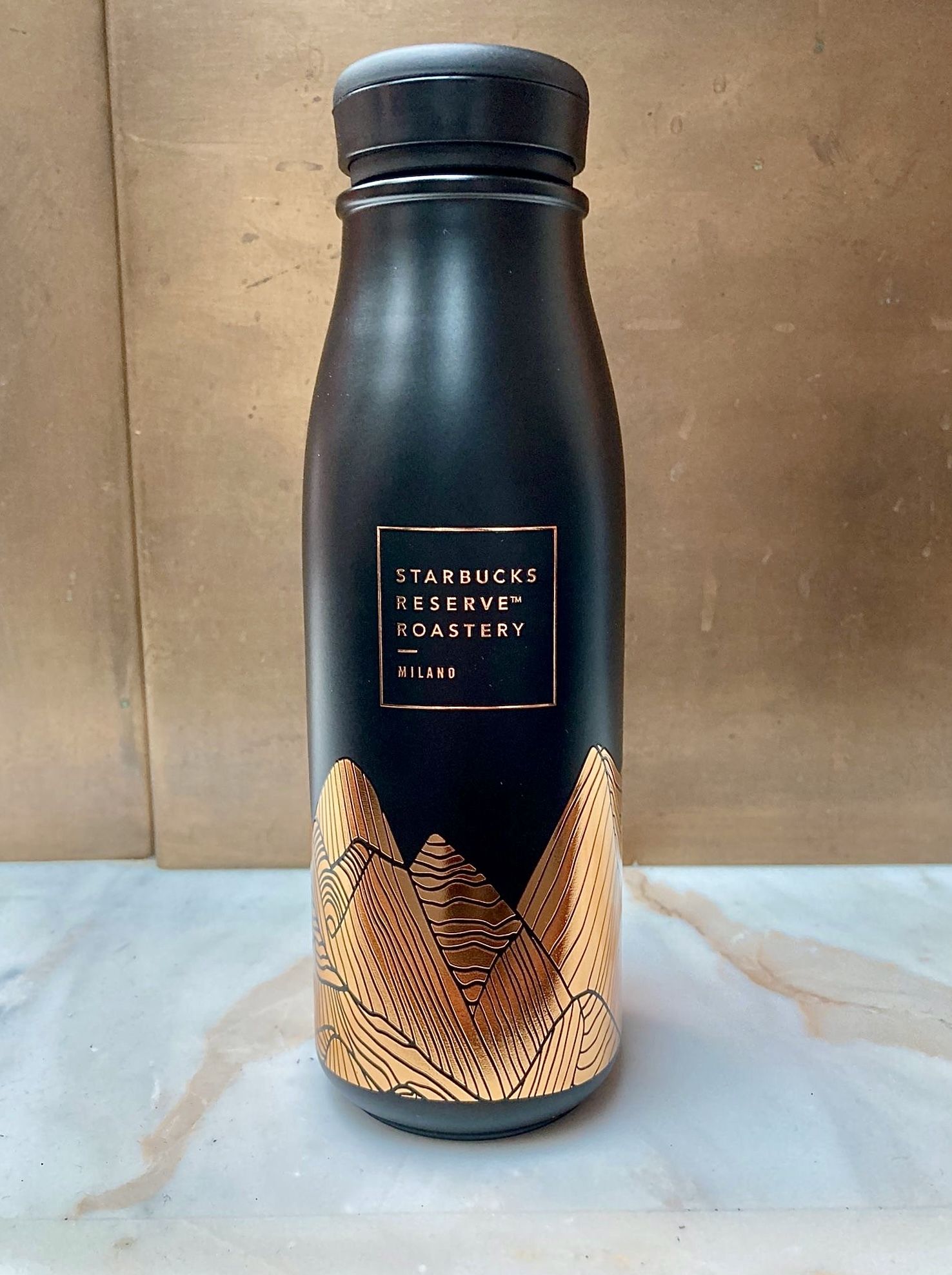 新作ミラノ限定スタバ◇ロースタリー◇ボトルタンブラーブラック