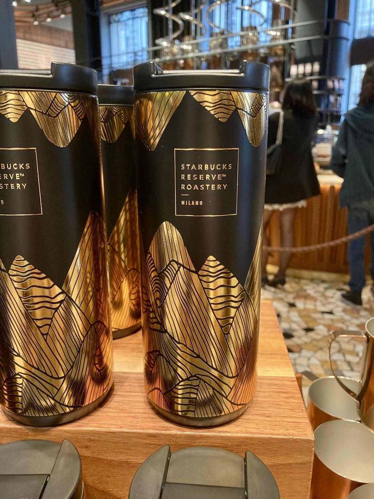 新作ミラノ限定スタバ◇ロースタリー◇タンブラーブラック (Starbucks