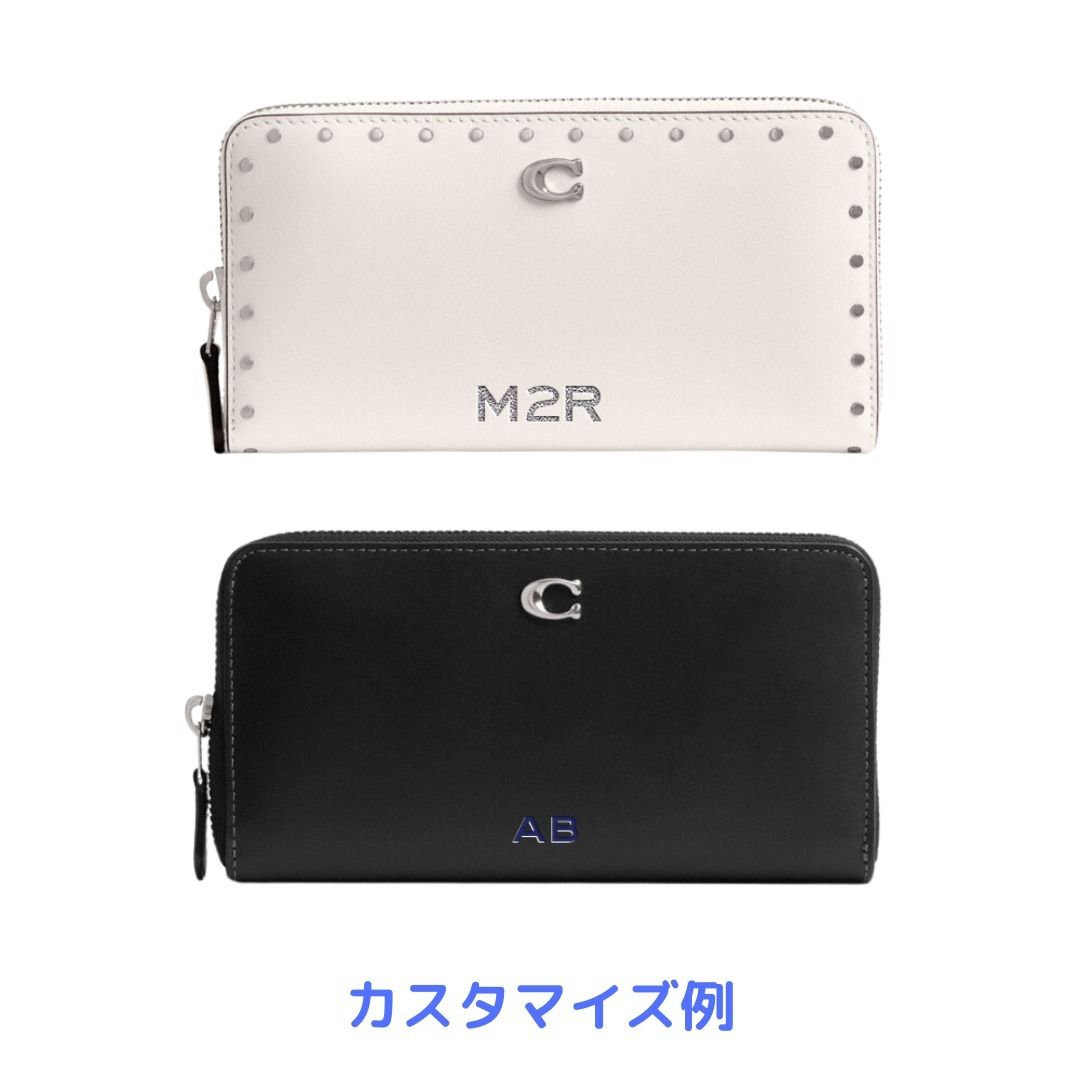 COACH】Accordion Zip Wallet ☆カスタマイズ可 (Coach/長財布) CR548