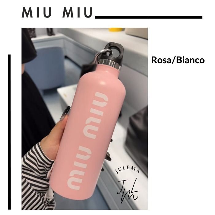 ミュウミュウ【Miu Miu】ステンレス製ウォーターボトル (MiuMiu