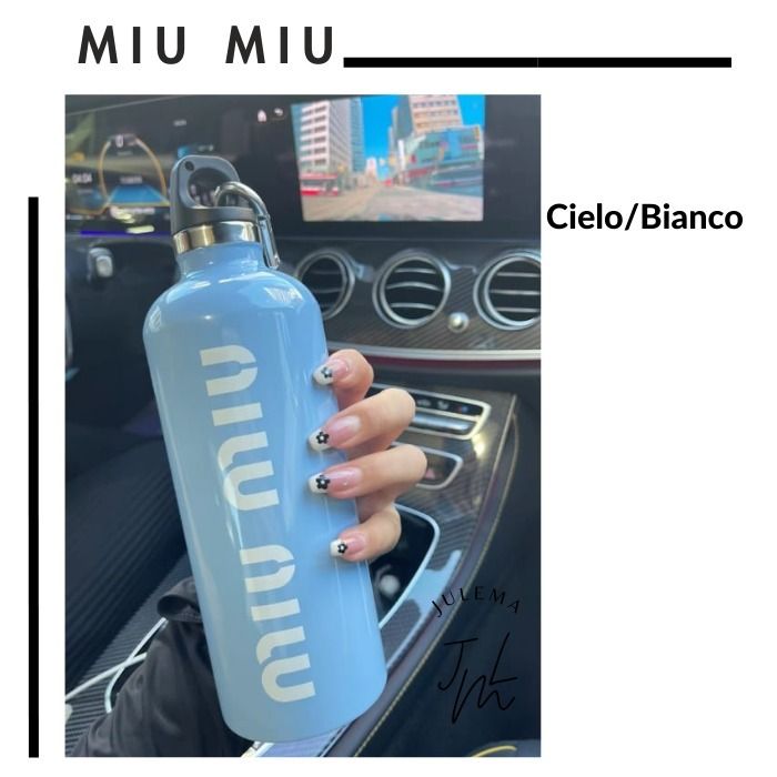 ミュウミュウ【Miu Miu】ステンレス製ウォーターボトル (MiuMiu