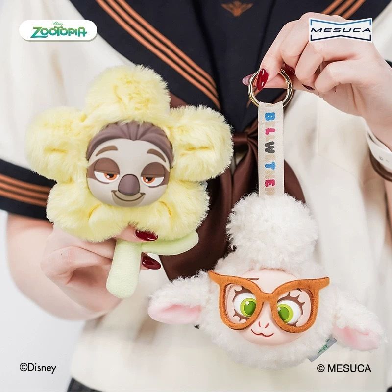 6個入り ズートピア ぬいぐるみ キーホルダーブラインドボックス